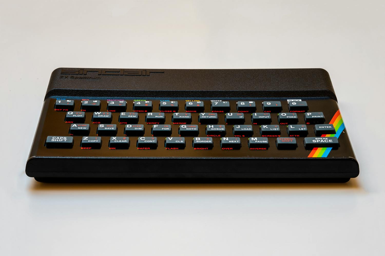 ZX Spectrum med sina annorlunda gummitangenter.